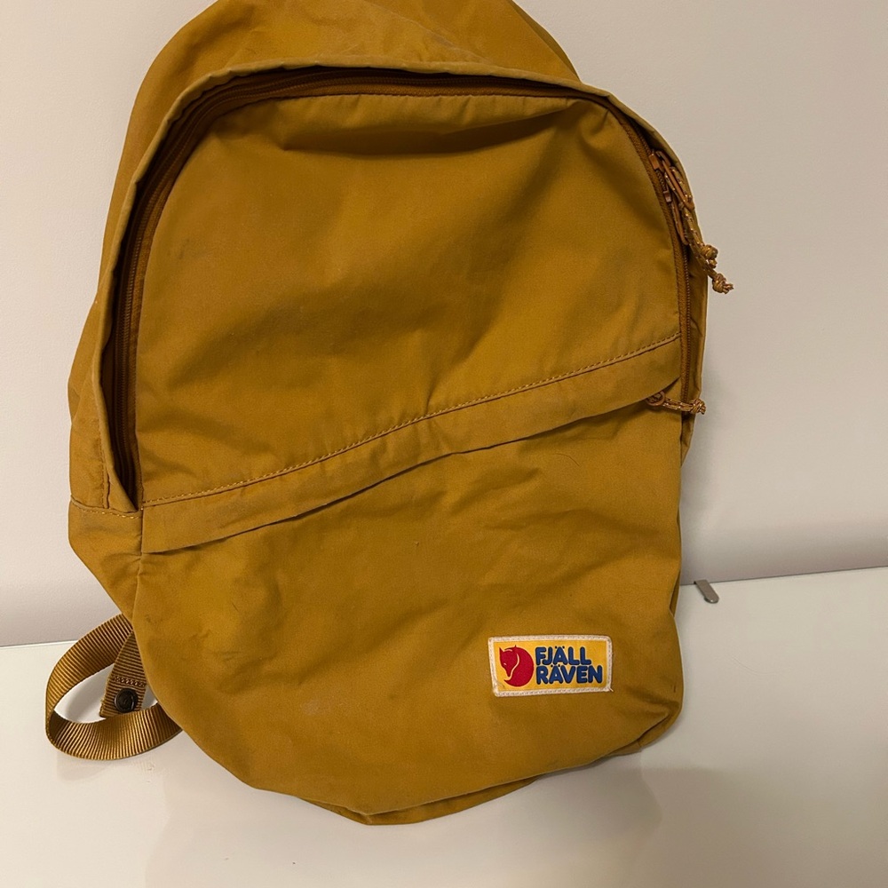 Fjallraven Mustard Backpack